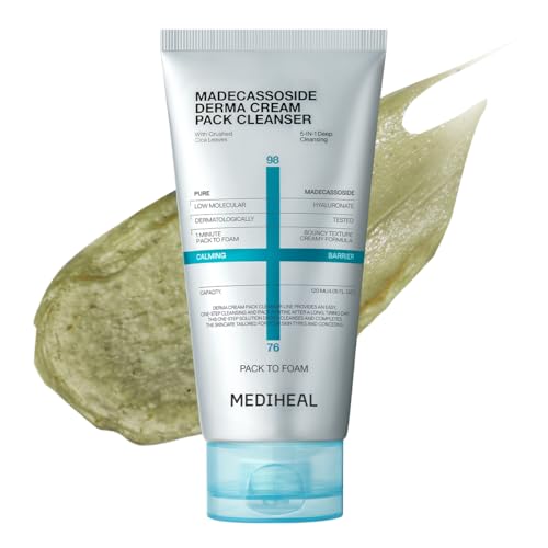 Mediheal Mediheal Derma Cream Pack Cleanser Madecassoside 120ml – Image 2